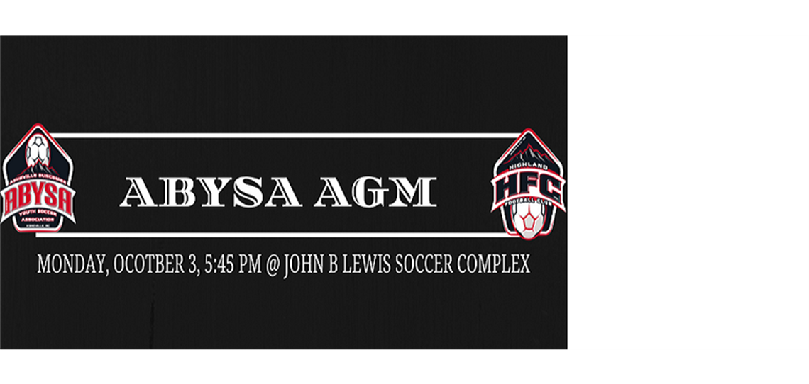 ABYSA AGM: October 3 @ 5:45 PM